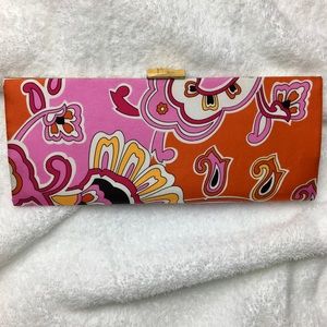 Beautiful Banana Republic Silk Print Clutch